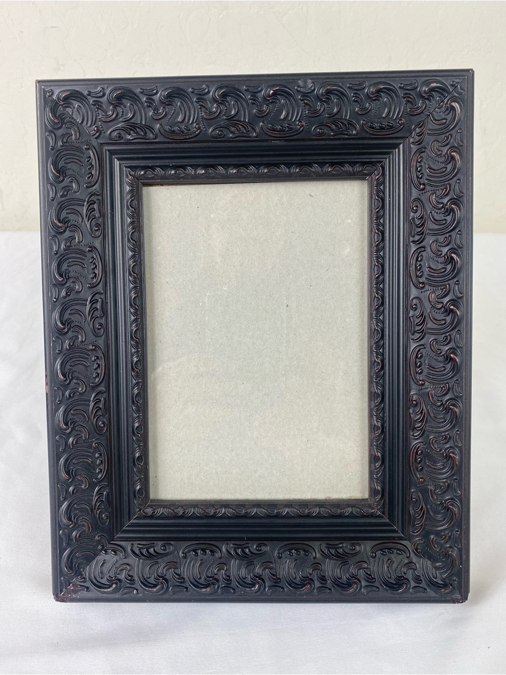 Ornate Black Decorative Picture Frame - Classic Home Accent